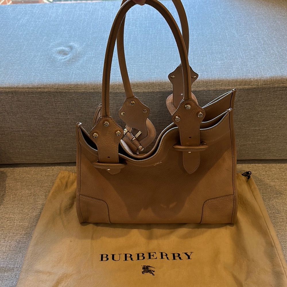 Vintage Burberry Tote Bag